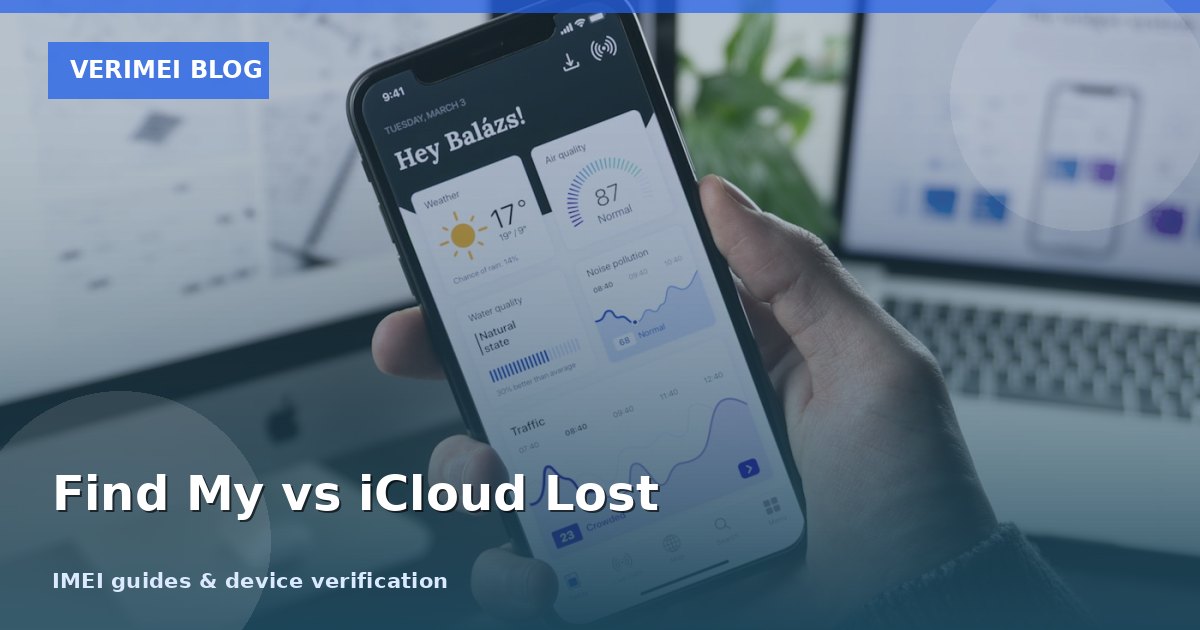 Find My iPhone ON vs iCloud Lost Status: What Buyers Must Know (2026)